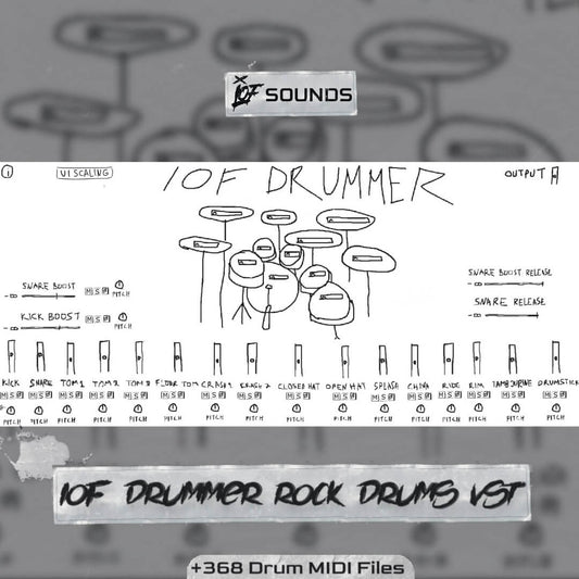 IOF DRUMMER + 309 MIDIS