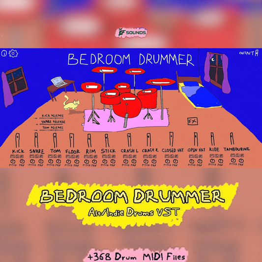 Bedroom Drummer Indie - Alt Rock Drums VST (+309 MIDIS)